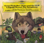 Prokofiev, L. Mozart, Jacqueline Du Pré, Daniel Barenboim, English Chamber Orchestra,  Loriot ‎– Peter And The Wolf  Op, 67. 2531 275