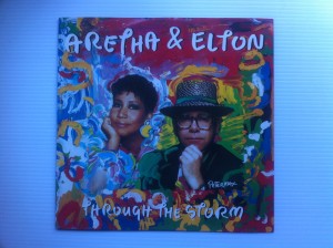 Aretha & Elton ‎– Through The Storm 612 185