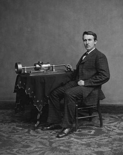 Thomas Edison wynalazca Fonografu 19.02.1878r